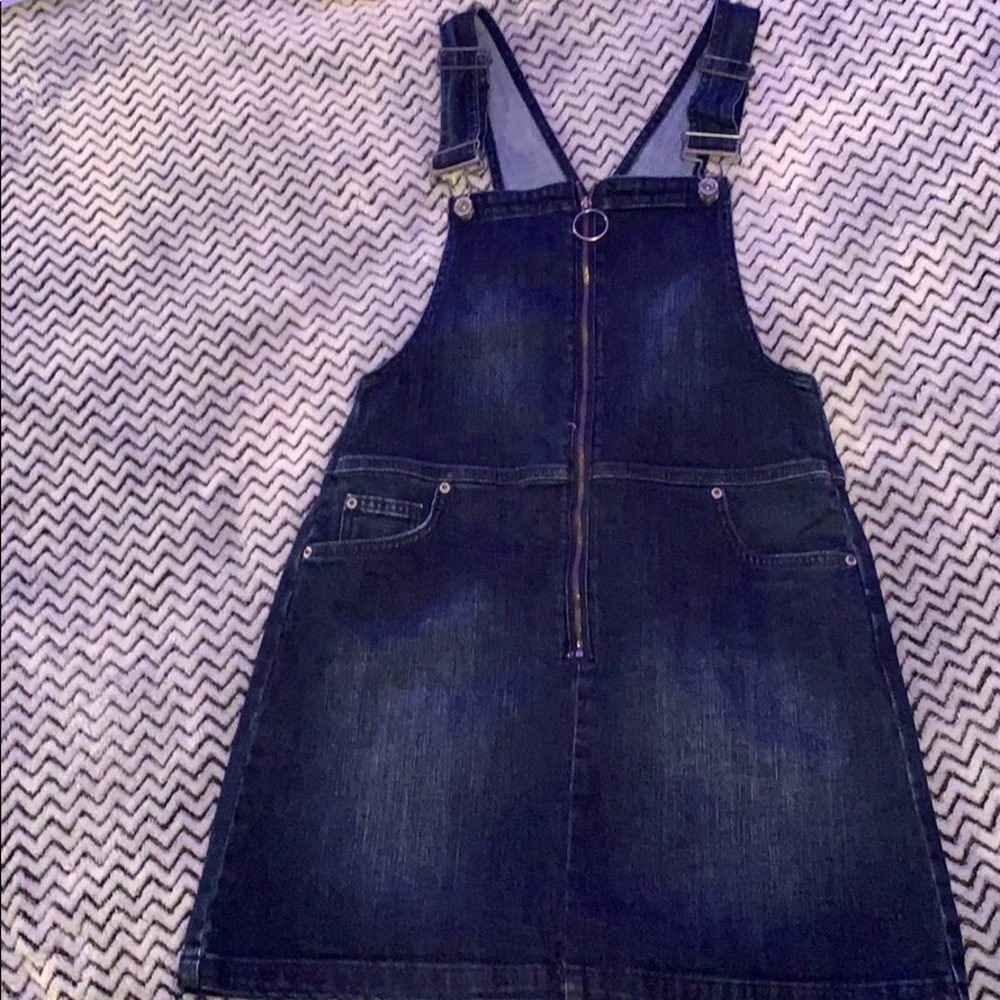 Blue Jean Overall Dress